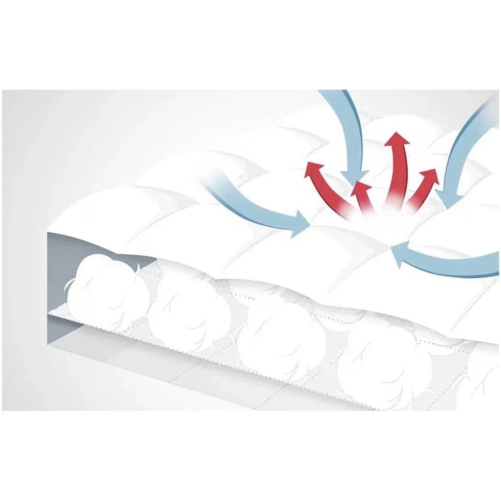 Mattress Topper King Size,Extra Thick Mattress Pad Cover,Cooling Pillow Top Matt
